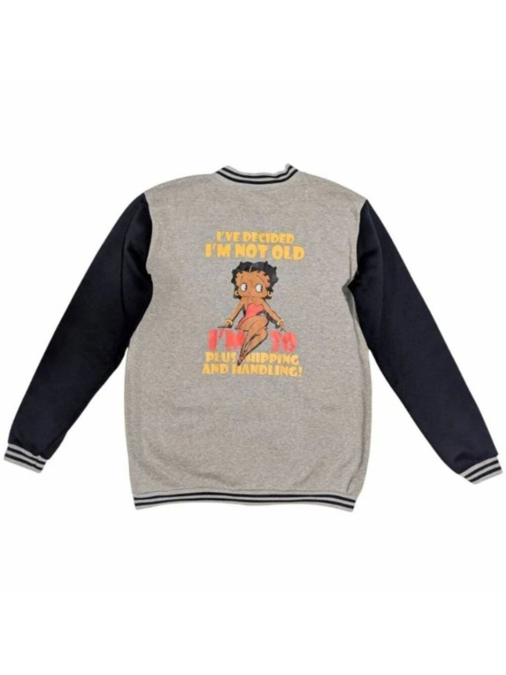 Betty Boop Varsity Jacket Men's Size L/XL Cotton Blend